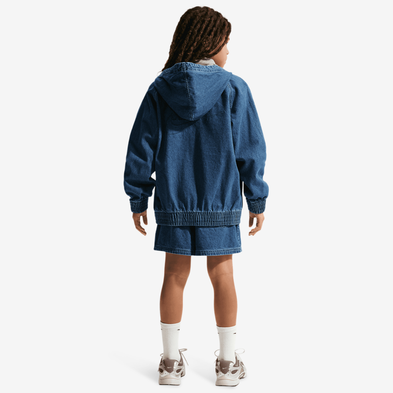 Nike NSW Denim Short Image 4 of 6. Tap to open photo gallery.