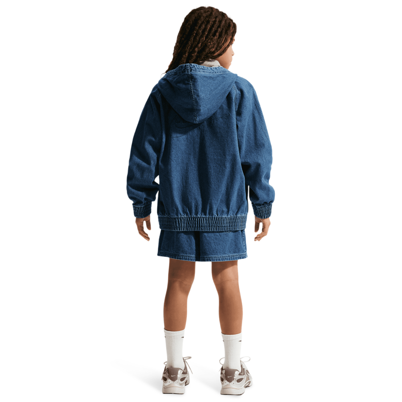Nike NSW Denim Short Image 4 of 6. Tap to open photo gallery.