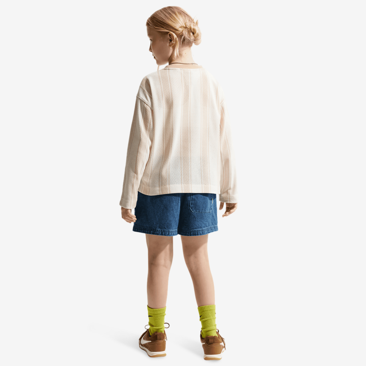 Nike NSW Denim Short Image 5 of 6. Tap to open photo gallery.
