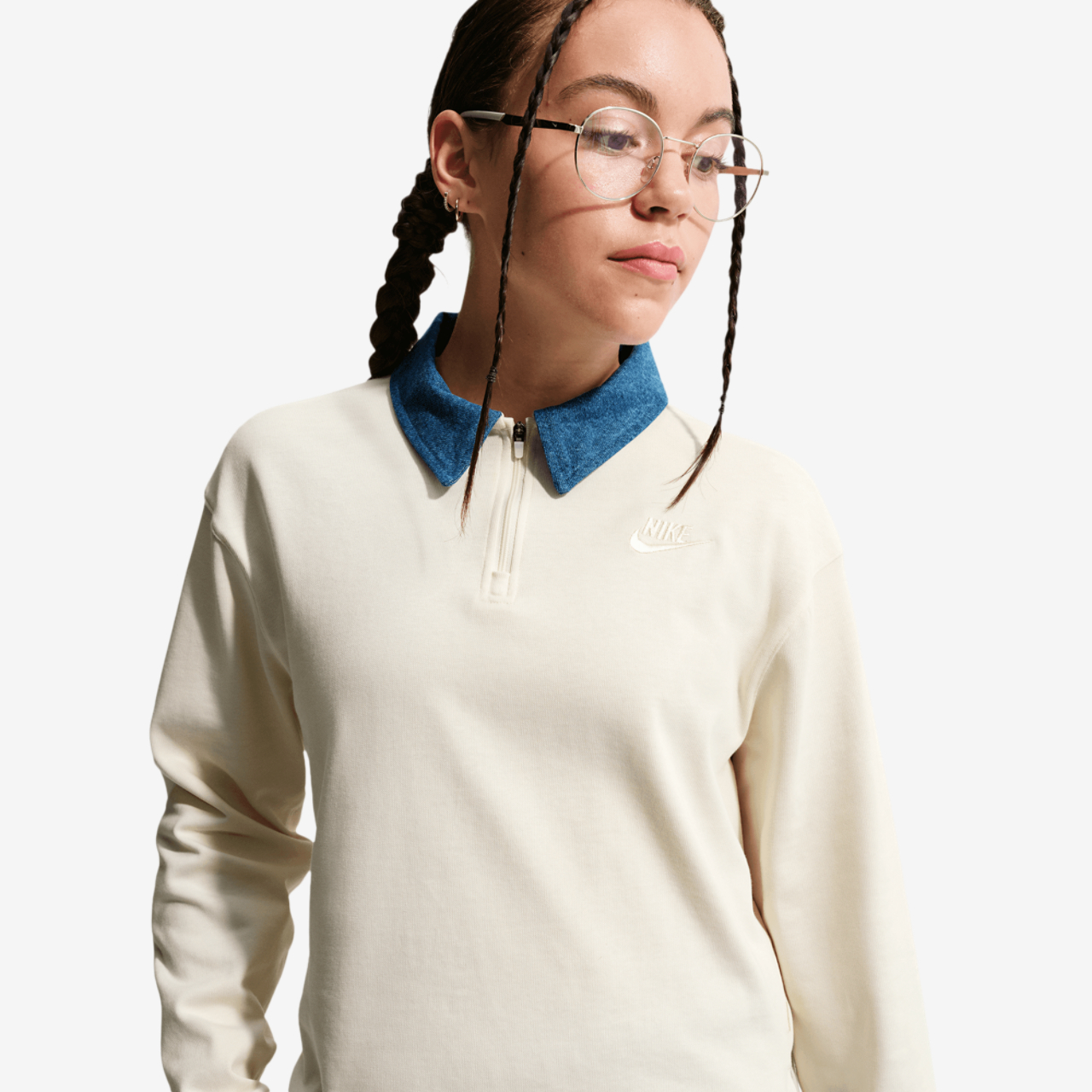 Nike NSW Pullover Long Sleeve Top Image 1 of 5. Tap to open photo gallery.