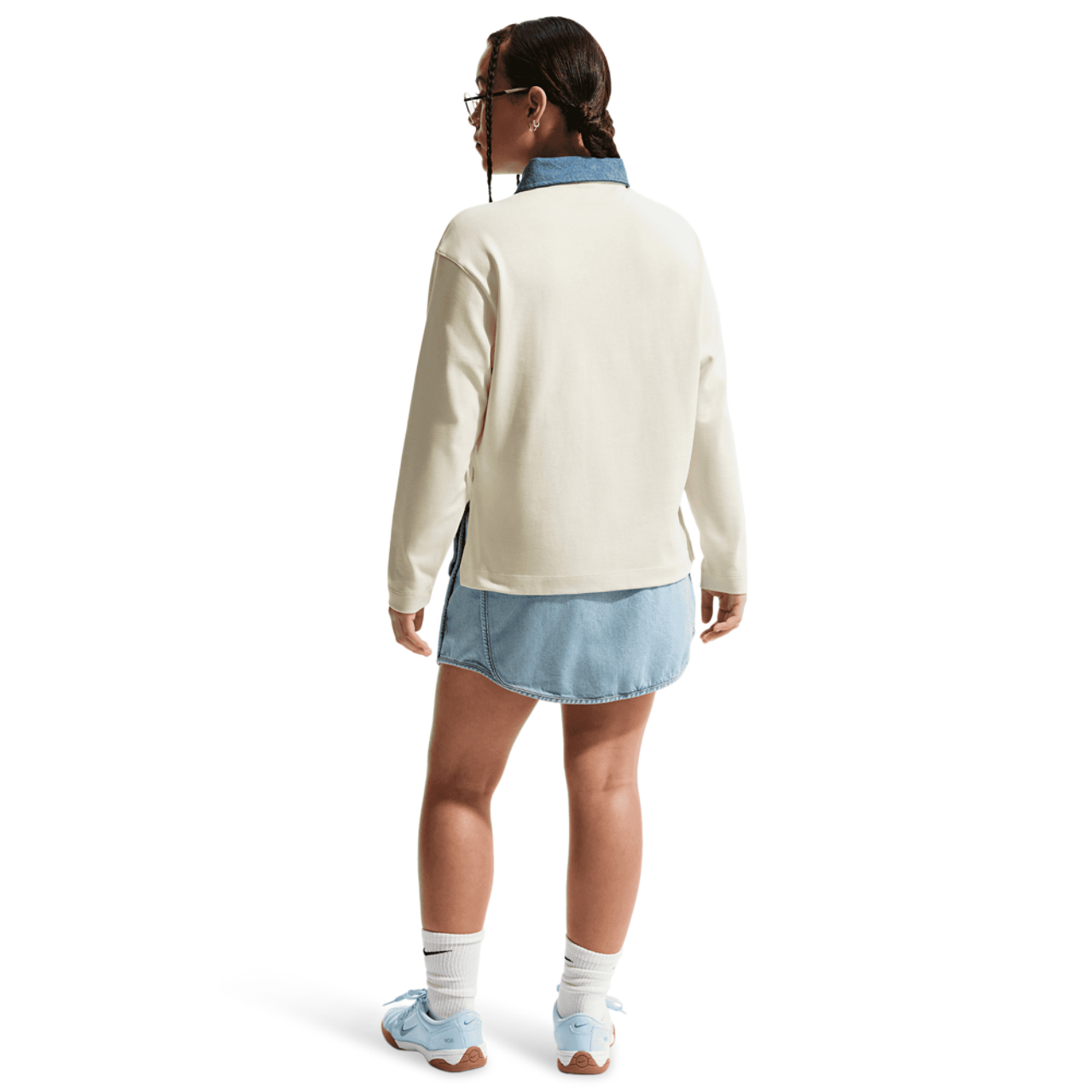 Nike NSW Pullover Long Sleeve Top Image 5 of 5. Tap to open photo gallery.