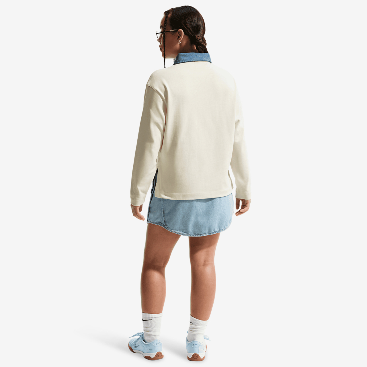 Nike NSW Pullover Long Sleeve Top Image 5 of 5. Tap to open photo gallery.