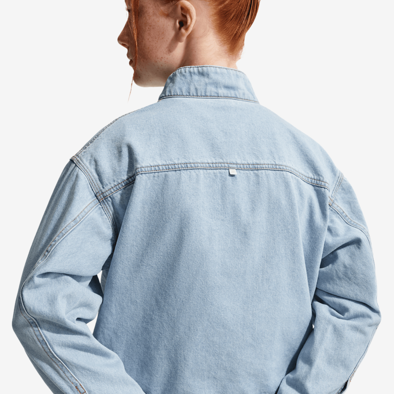 Nike NSW WR Denim Jacket Image 2 of 6. Tap to open photo gallery.