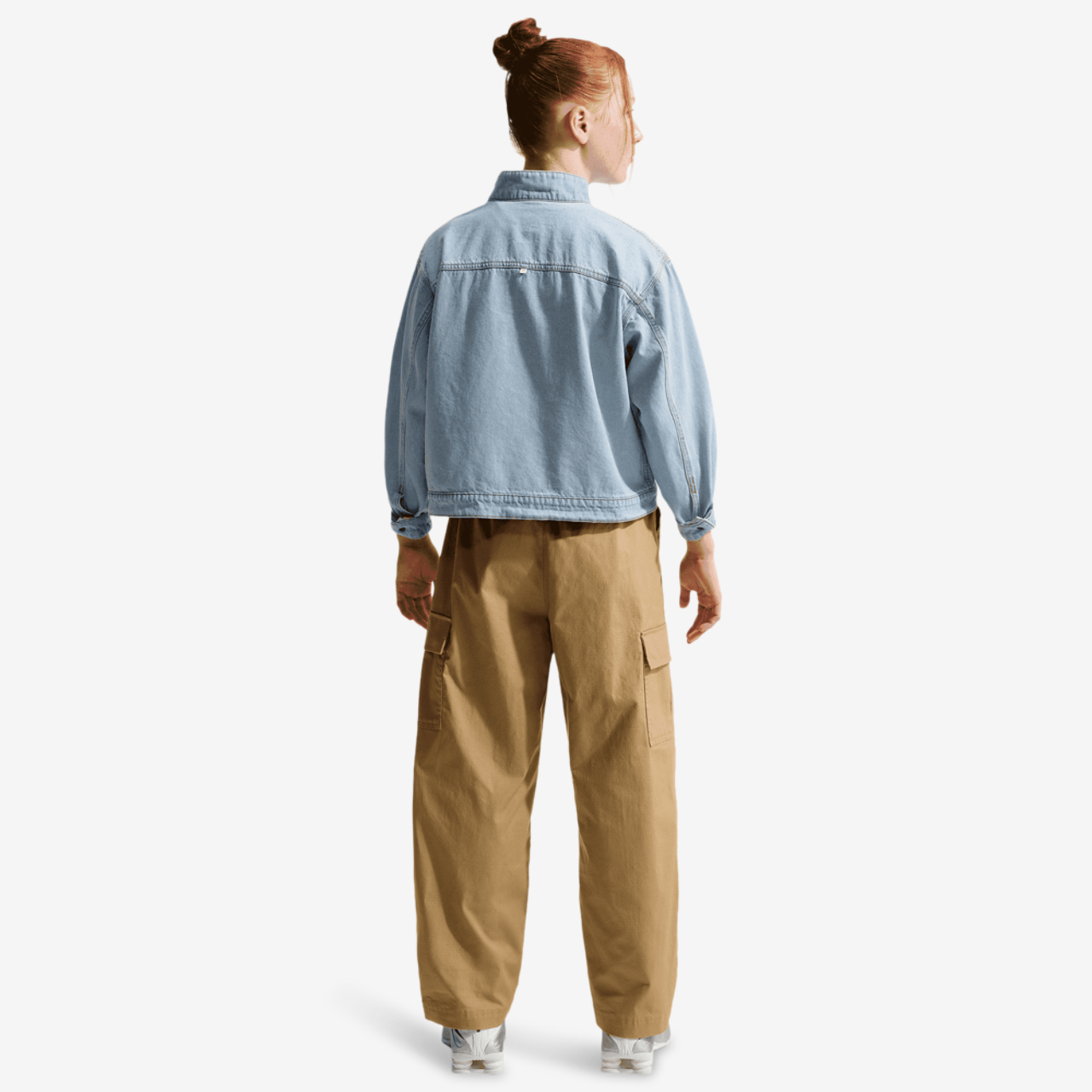 Nike NSW WR Denim Jacket Image 6 of 6. Tap to open photo gallery.