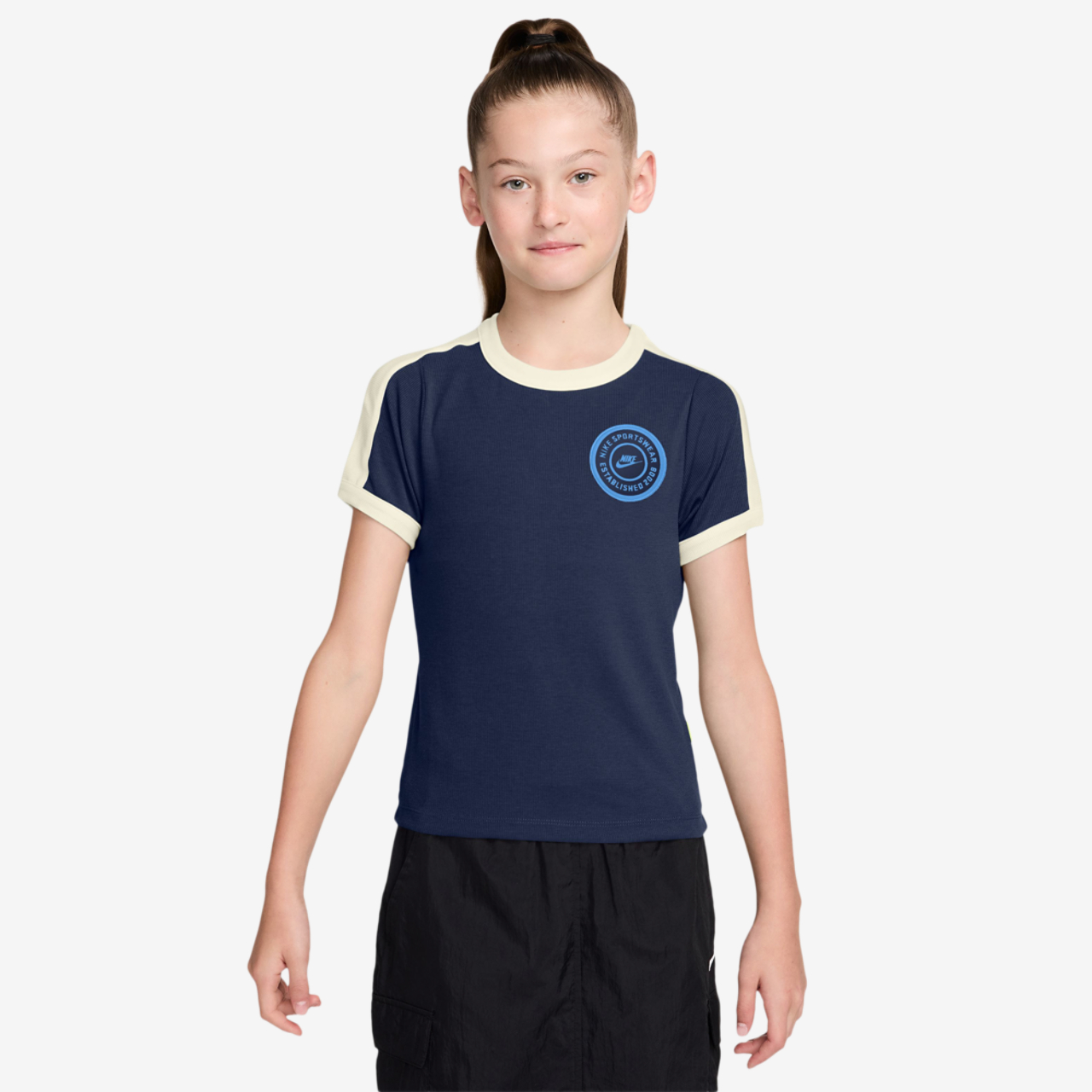 Nike NSW Short Sleeve Rip Top Image 1 of 3. Tap to open photo gallery.