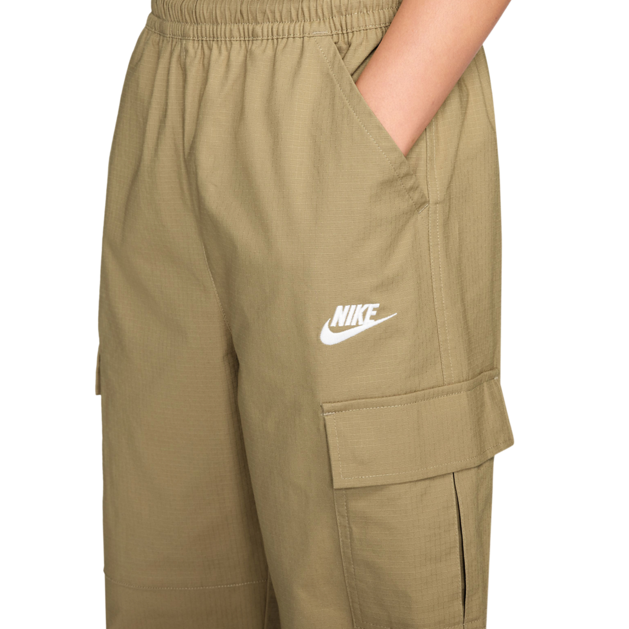 Nike NSW Club Woven Cargo Pants Image 3 of 3. Tap to open photo gallery.