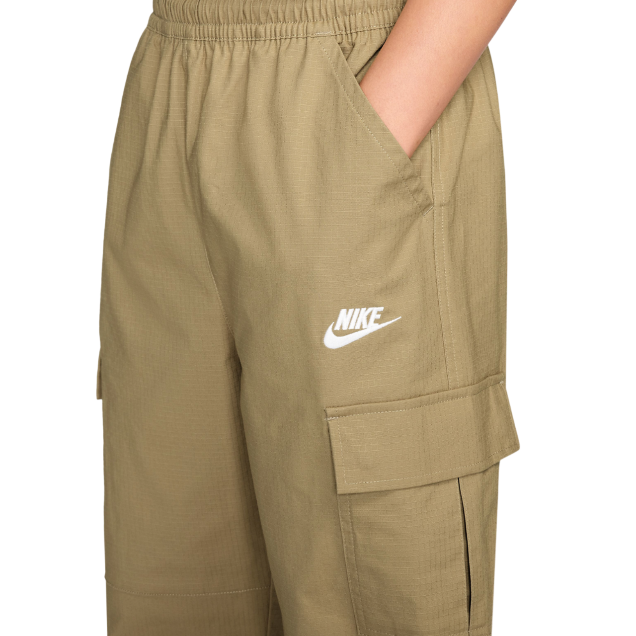 Nike NSW Club Woven Cargo Pants Image 3 of 3. Tap to open photo gallery.
