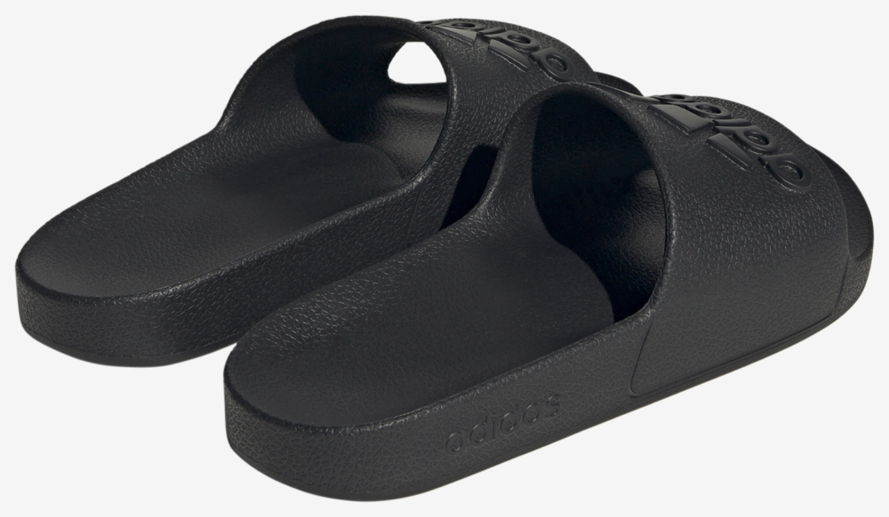 adidas Adilette Aqua Slides Image 4 of 6. Tap to open photo gallery.