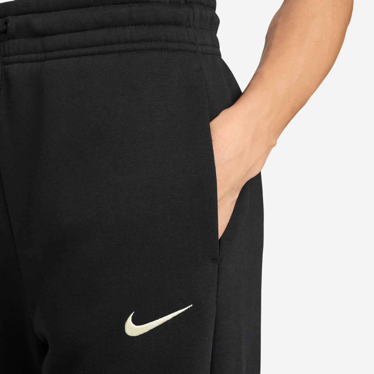 Nike Phoenix Fleece High Rise Wide Pants Image 3 of 3. Tap to open photo gallery.