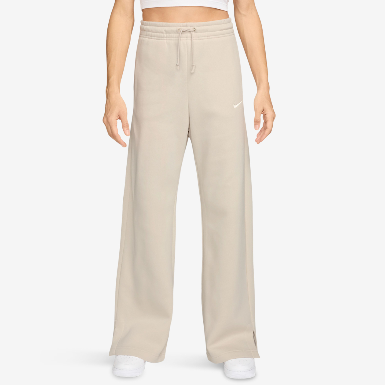 Nike Phoenix Fleece High Rise Wide Pants Image 1 of 3. Tap to open photo gallery.