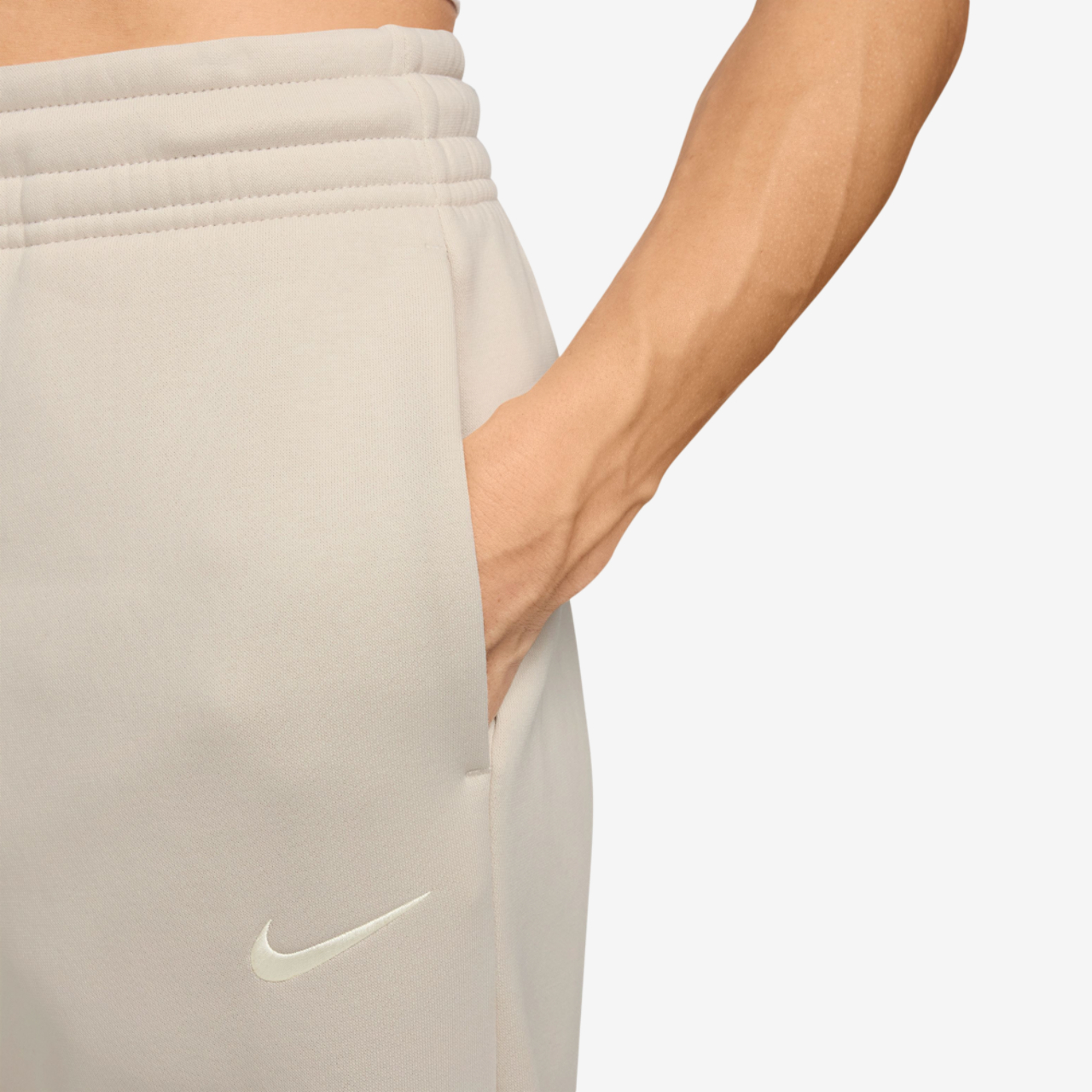 Nike Phoenix Fleece High Rise Wide Pants Image 3 of 3. Tap to open photo gallery.