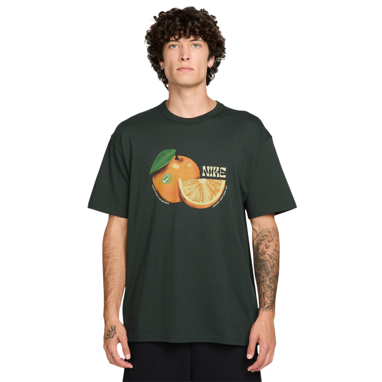 Nike NSW Premium Orange T-Shirt - Men's | Foot Locker