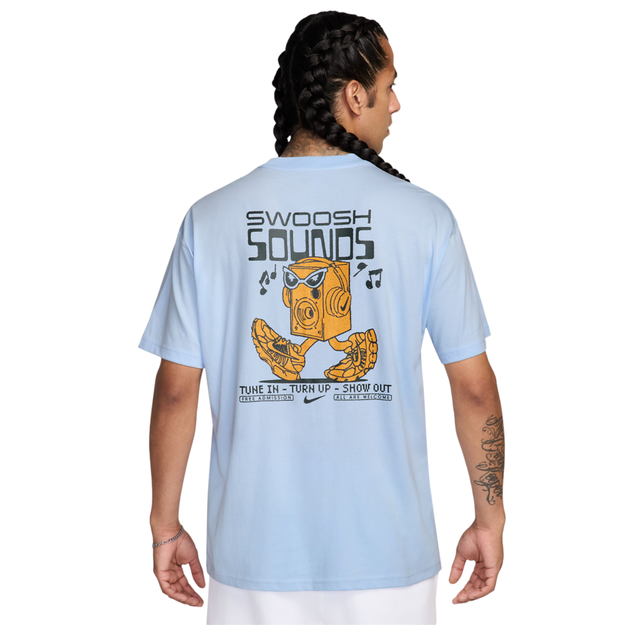 Nike NSW Swoosh Sounds T-Shirt Image 2 of 3. Tap to open photo gallery.