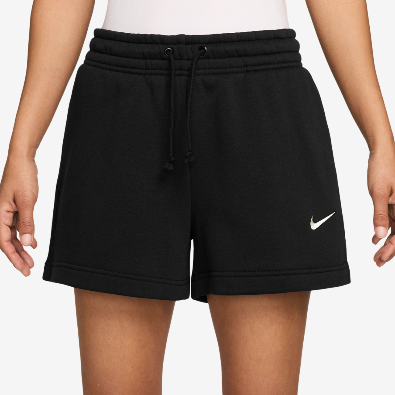 Nike Phoenix Fleece MR Shorts Image 1 of 4. Tap to open photo gallery.