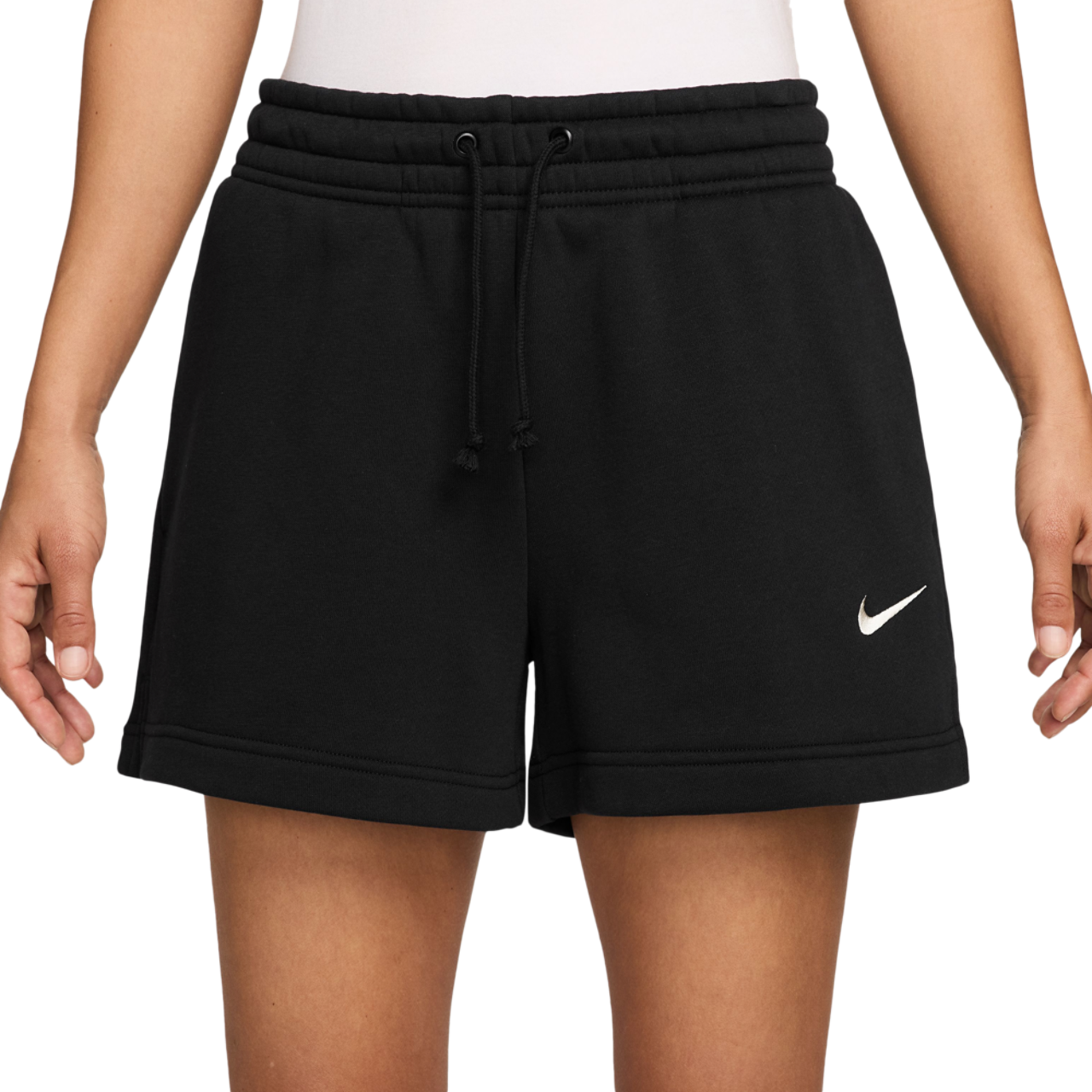 Nike Phoenix Fleece MR Shorts Image 1 of 4. Tap to open photo gallery.