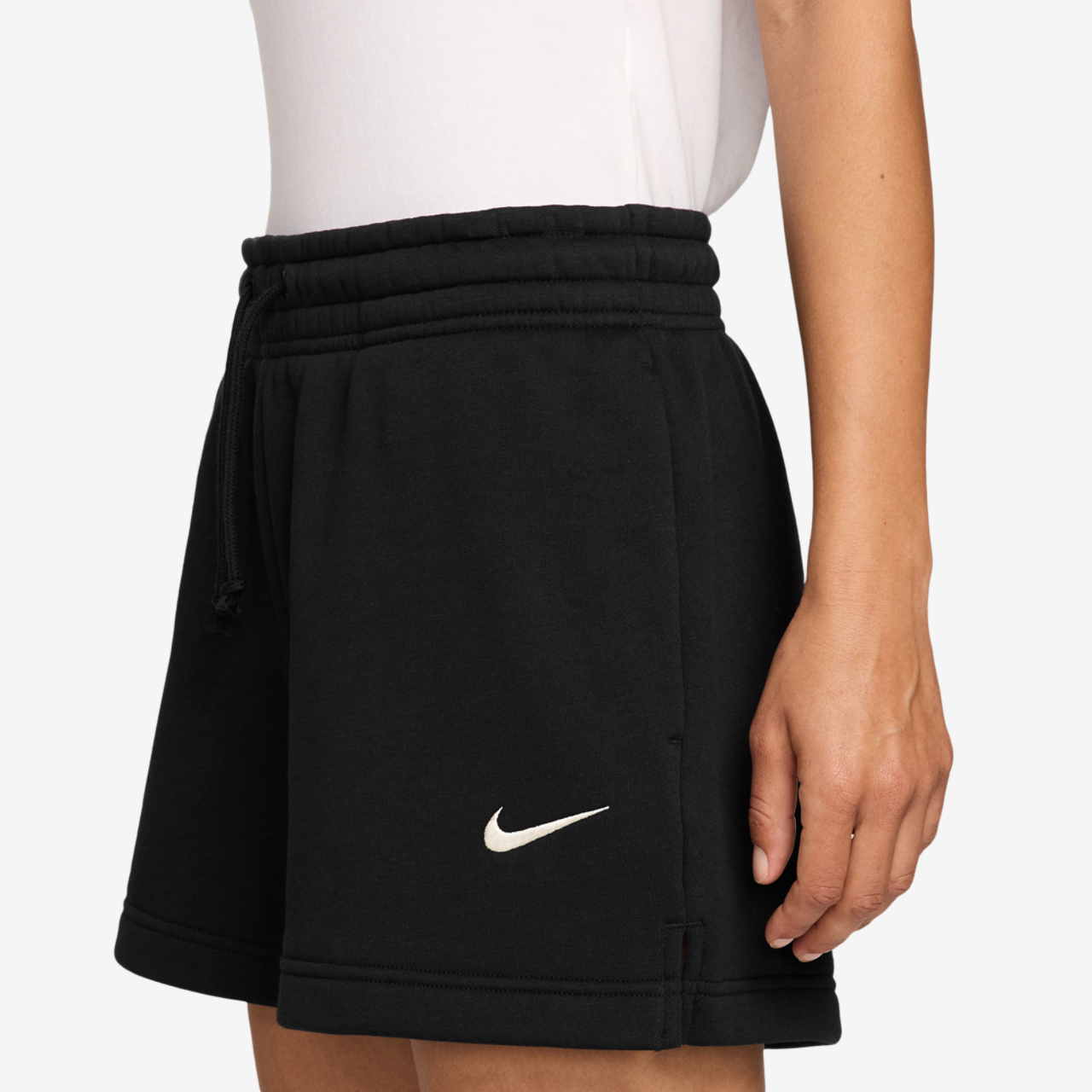 Nike Phoenix Fleece MR Shorts Image 3 of 4. Tap to open photo gallery.