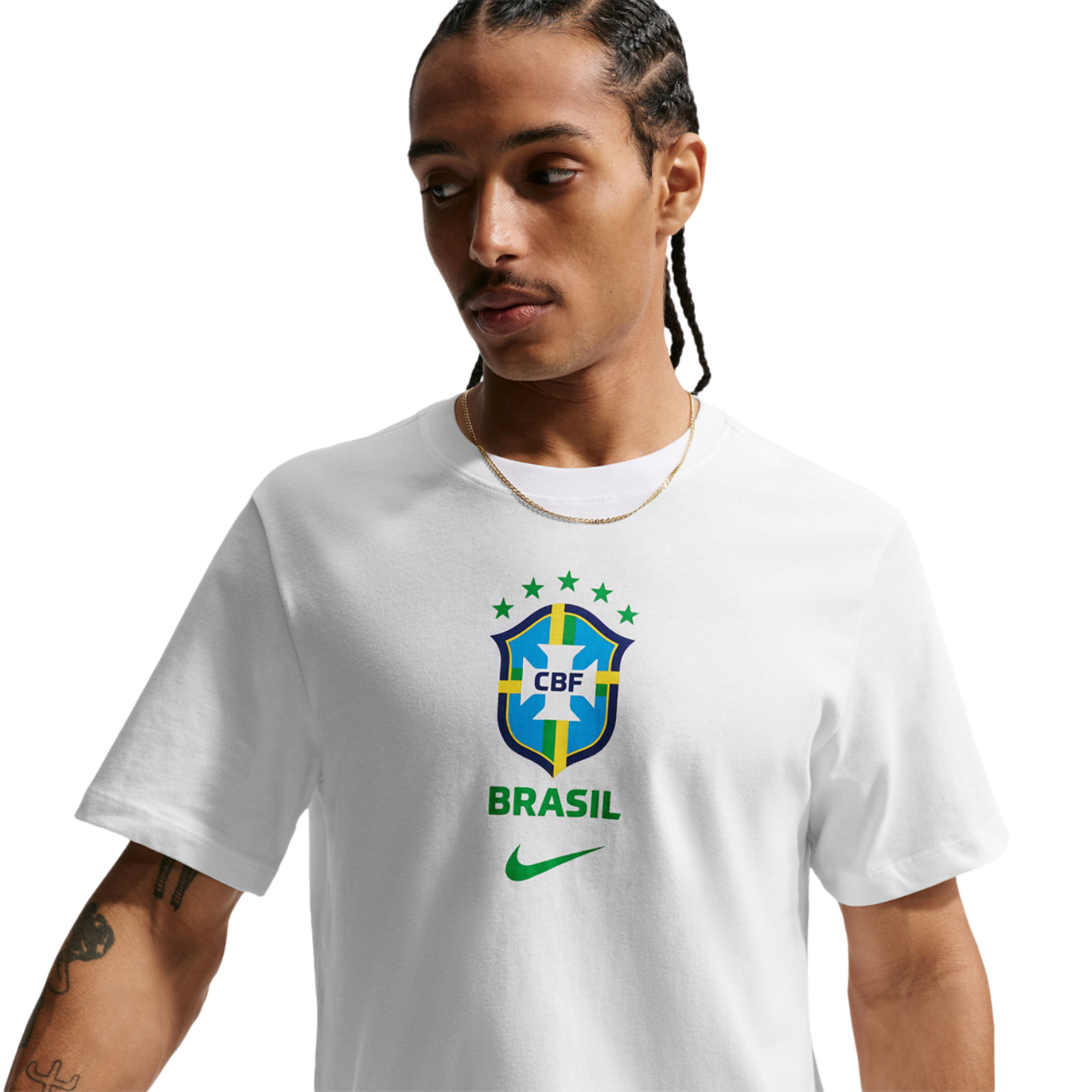 Nike Brasil Short Sleeve T-Shirt Image 1 of 2. Tap to open photo gallery.