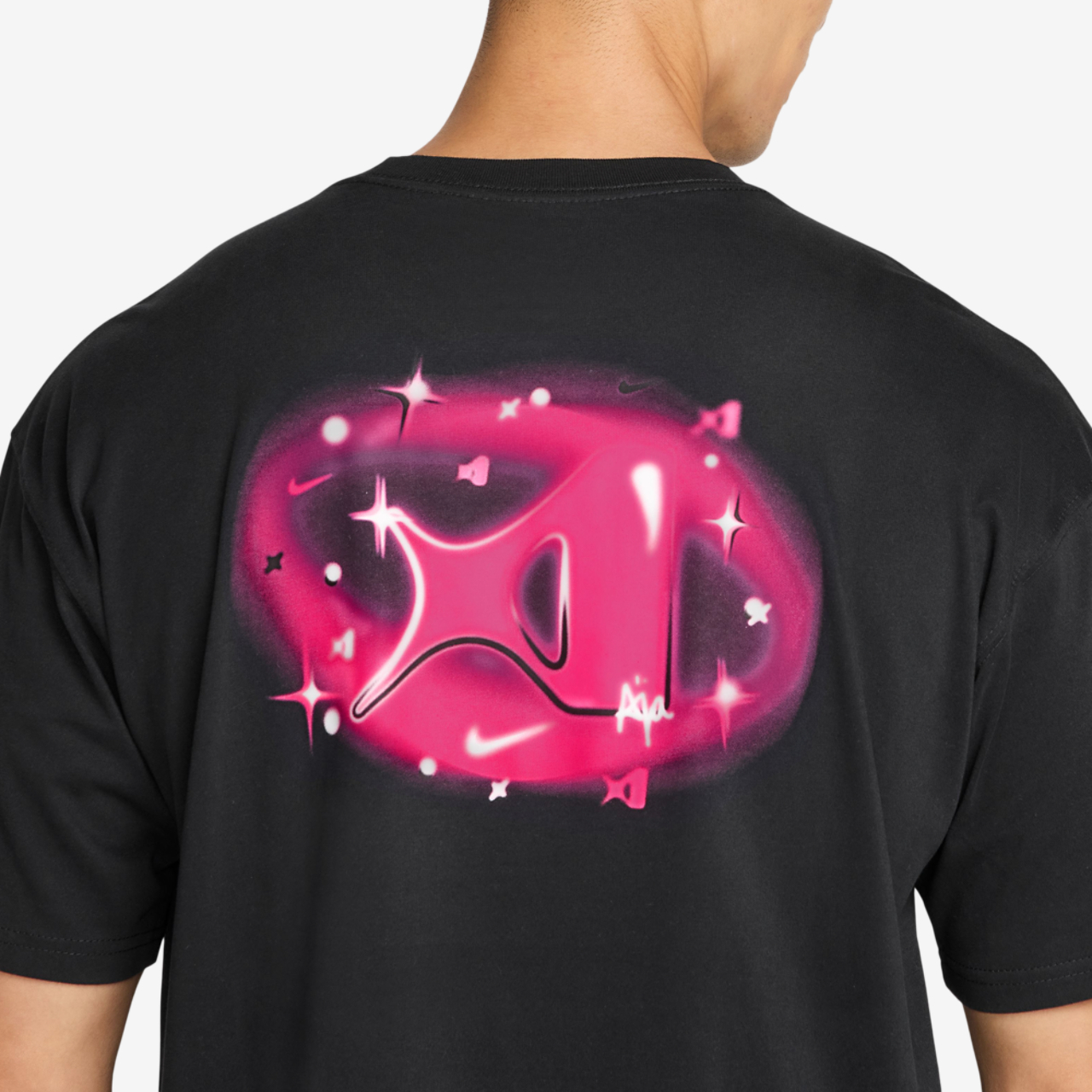 Nike Dri-FIT A'Ja Wilson Airbrush T-Shirt Image 3 of 3. Tap to open photo gallery.
