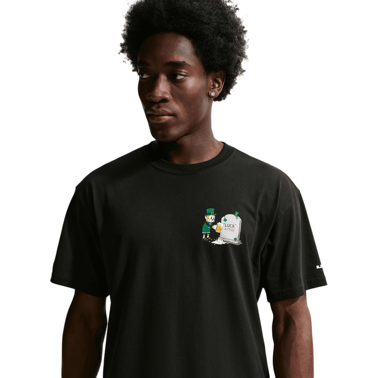 Nike LeBron James T-Shirt Long Sleeve Image 3 of 7. Tap to open photo gallery.