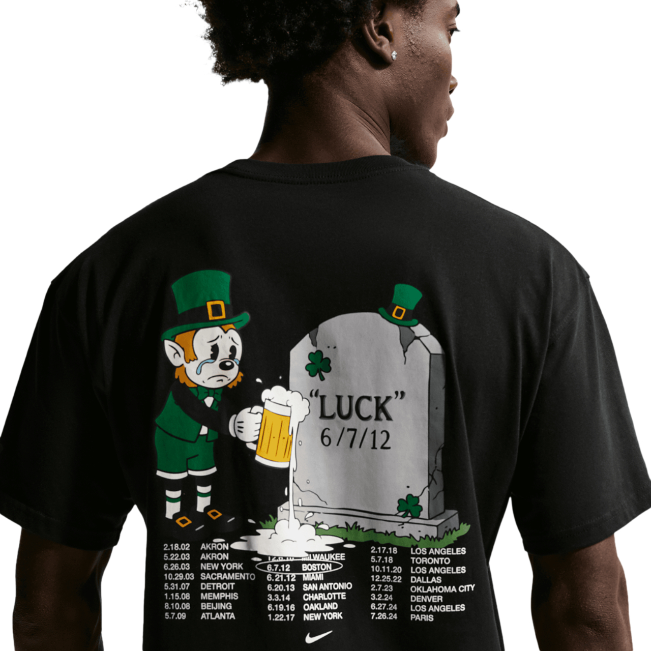 Nike LeBron James T-Shirt Long Sleeve Image 4 of 7. Tap to open photo gallery.