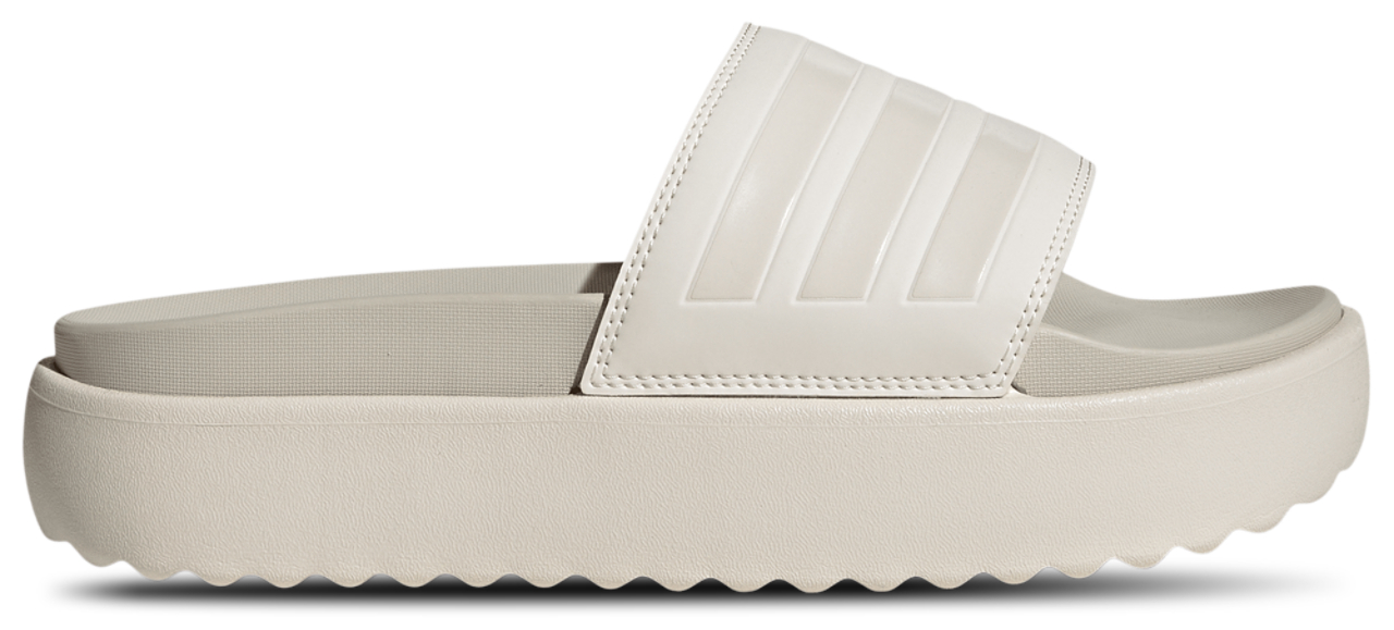 adidas Adilette Platform Slides Image 1 of 7. Tap to open photo gallery.