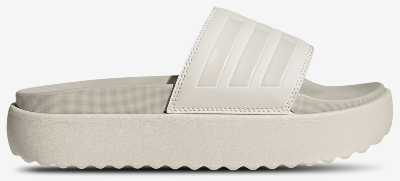 adidas Adilette Platform Slides Image 1 of 7. Tap to open photo gallery.