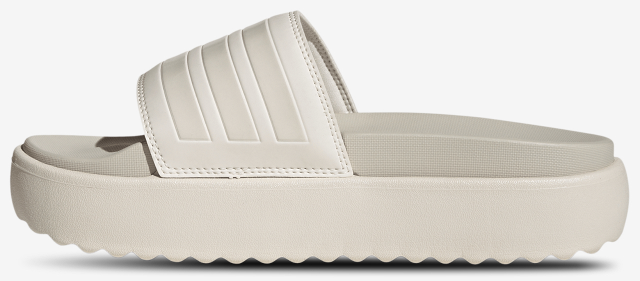 adidas Adilette Platform Slides Image 2 of 7. Tap to open photo gallery.