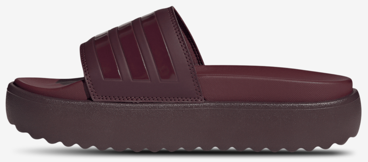 adidas Adilette Platform Slides Image 2 of 7. Tap to open photo gallery.