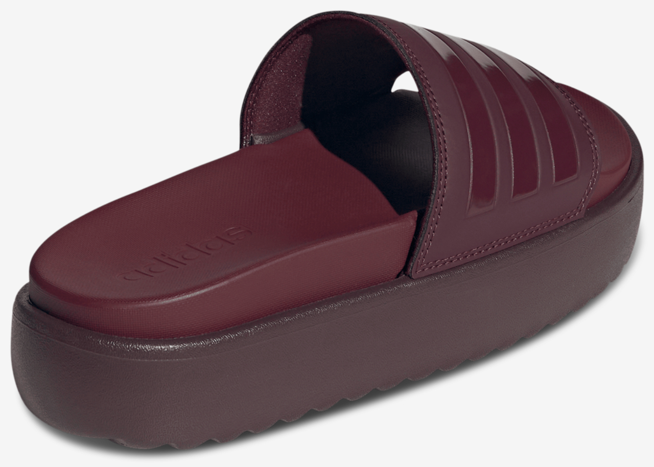 adidas Adilette Platform Slides Image 3 of 7. Tap to open photo gallery.