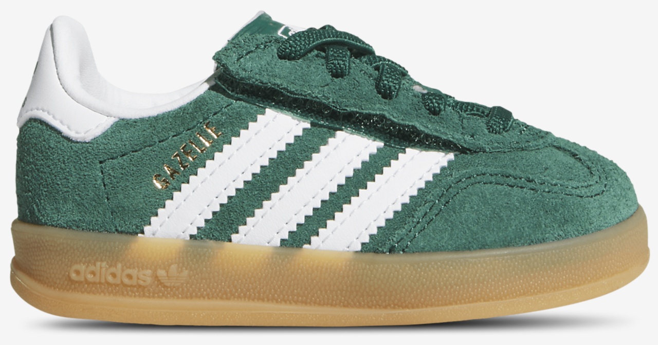 adidas Originals Gazelle Indoor Elastic Lace Image 1 of 7. Tap to open photo gallery.