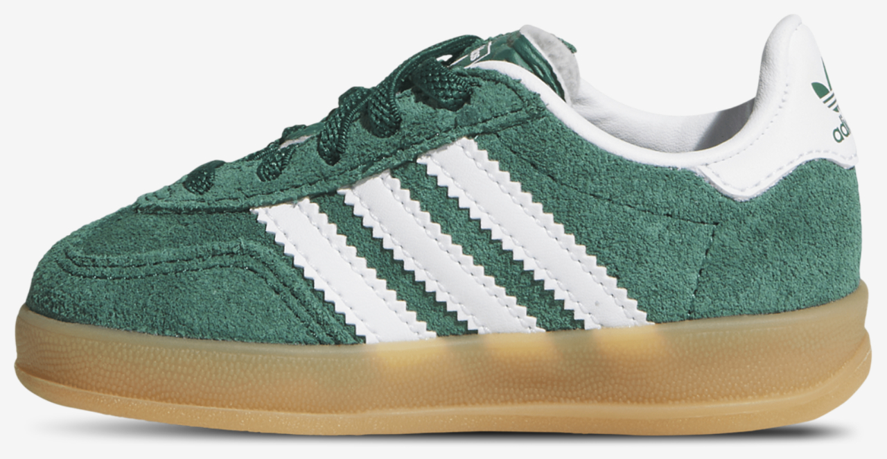 adidas Originals Gazelle Indoor Elastic Lace Image 2 of 7. Tap to open photo gallery.