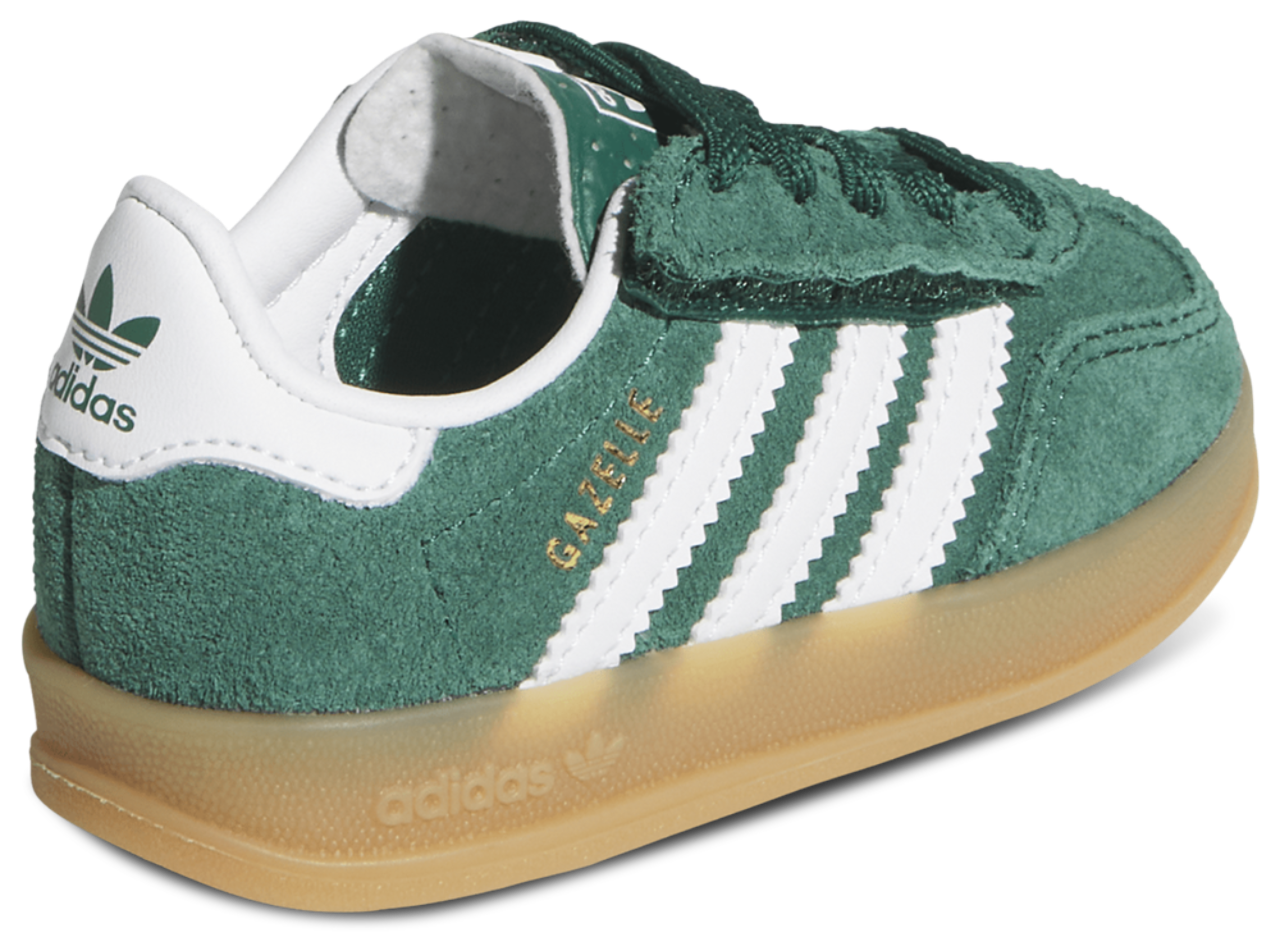 靴 adidas gazelle indoor adidas Originals Gazelle Indoor Elastic Lace - Boys' Toddler