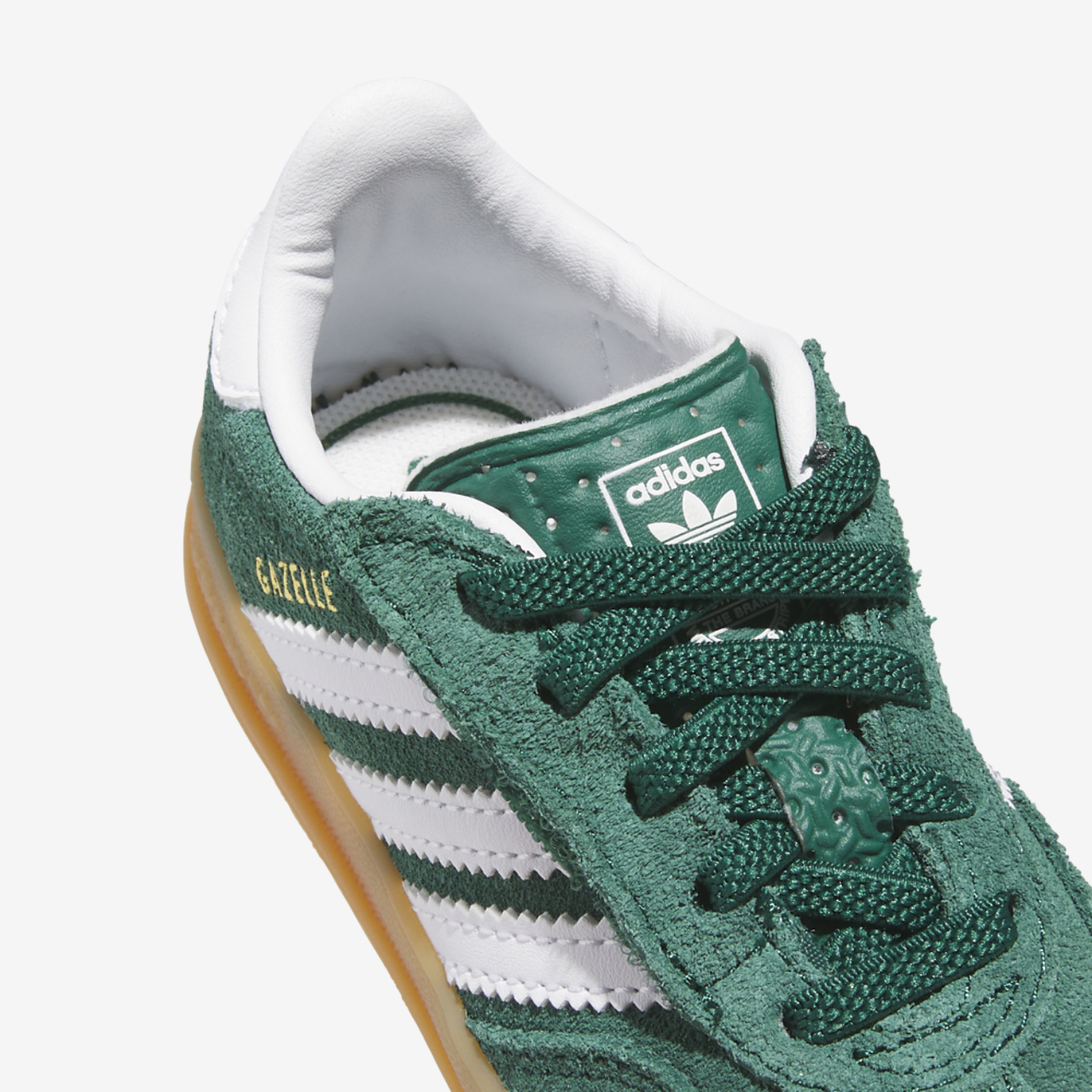 adidas Originals Gazelle Indoor Elastic Lace Image 6 of 7. Tap to open photo gallery.