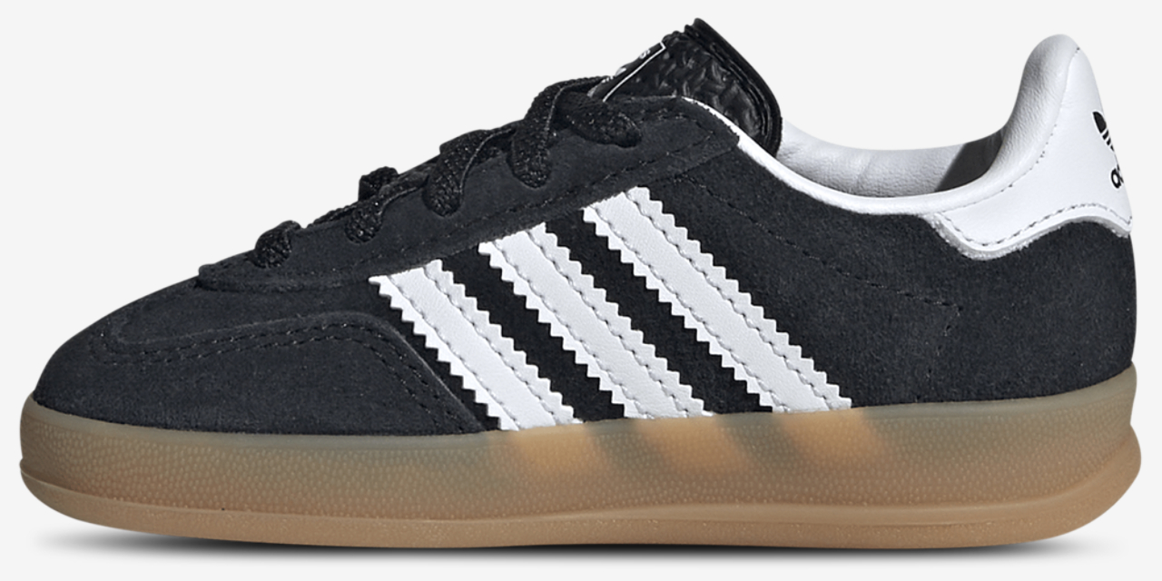 adidas Originals Gazelle Indoor Elastic Lace Image 2 of 7. Tap to open photo gallery.