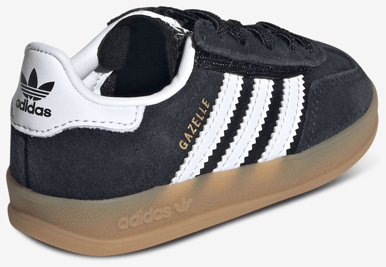 adidas Originals Gazelle Indoor Elastic Lace Image 3 of 7. Tap to open photo gallery.