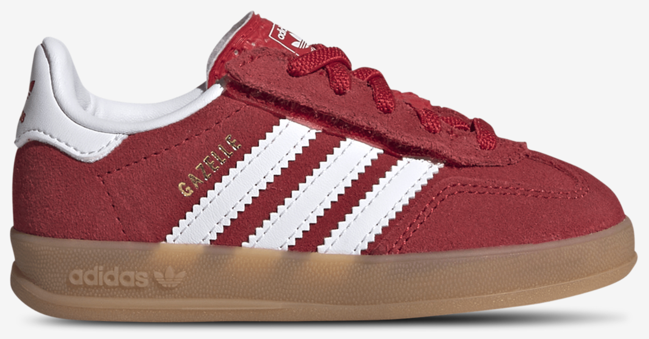 adidas Originals Gazelle Indoor Elastic Lace Image 1 of 8. Tap to open photo gallery.