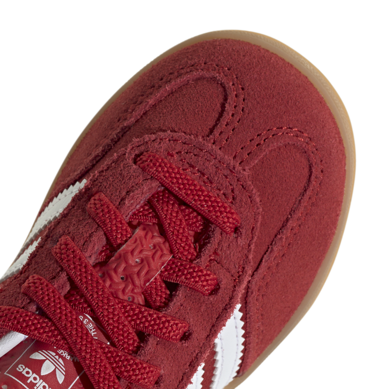 adidas Originals Gazelle Indoor Elastic Lace Image 7 of 8. Tap to open photo gallery.