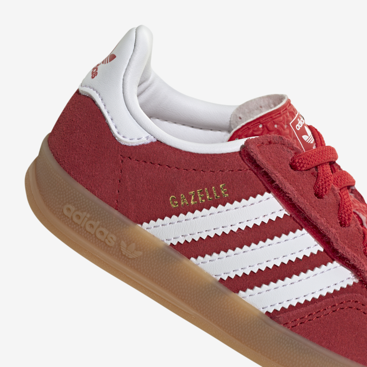adidas Originals Gazelle Indoor Elastic Lace Image 8 of 8. Tap to open photo gallery.