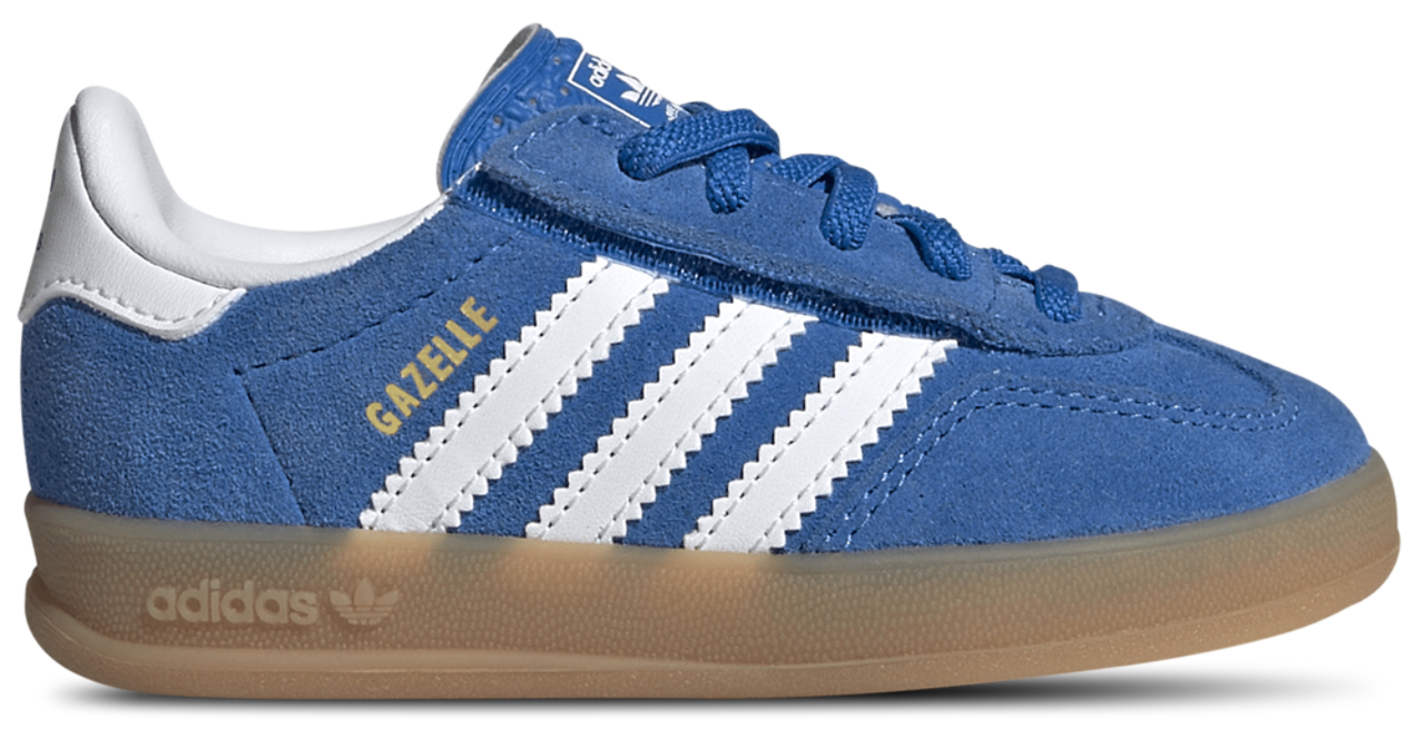 adidas Originals Gazelle Indoor Elastic Lace Image 1 of 7. Tap to open photo gallery.