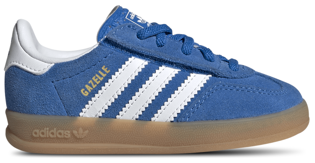 adidas Originals Gazelle Indoor Elastic Lace Image 1 of 7. Tap to open photo gallery.