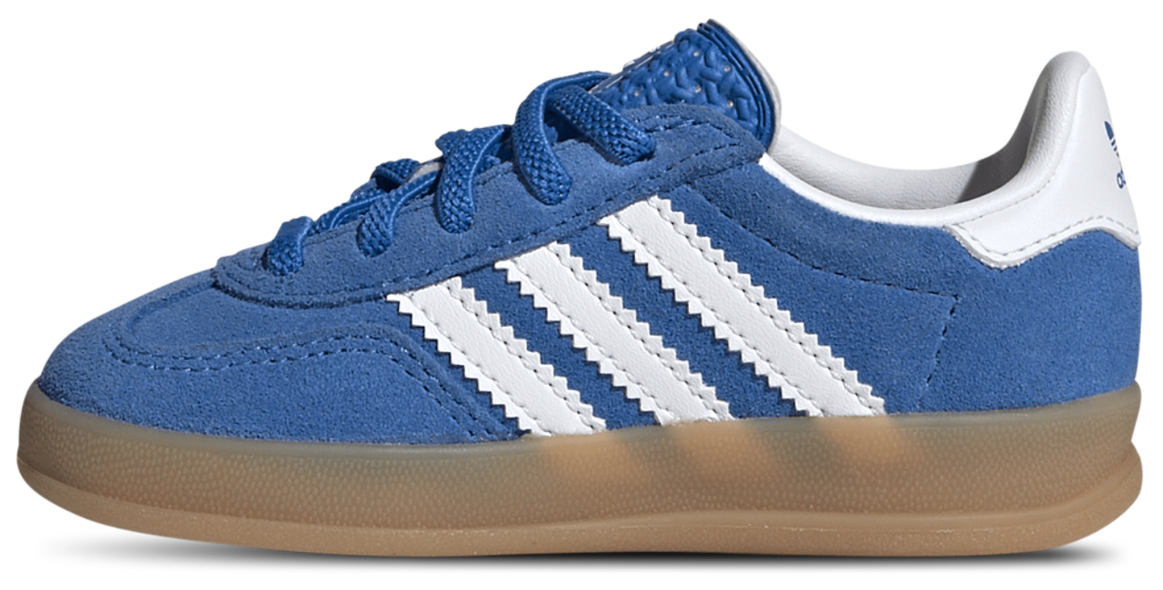 adidas Originals Gazelle Indoor Elastic Lace Image 2 of 7. Tap to open photo gallery.