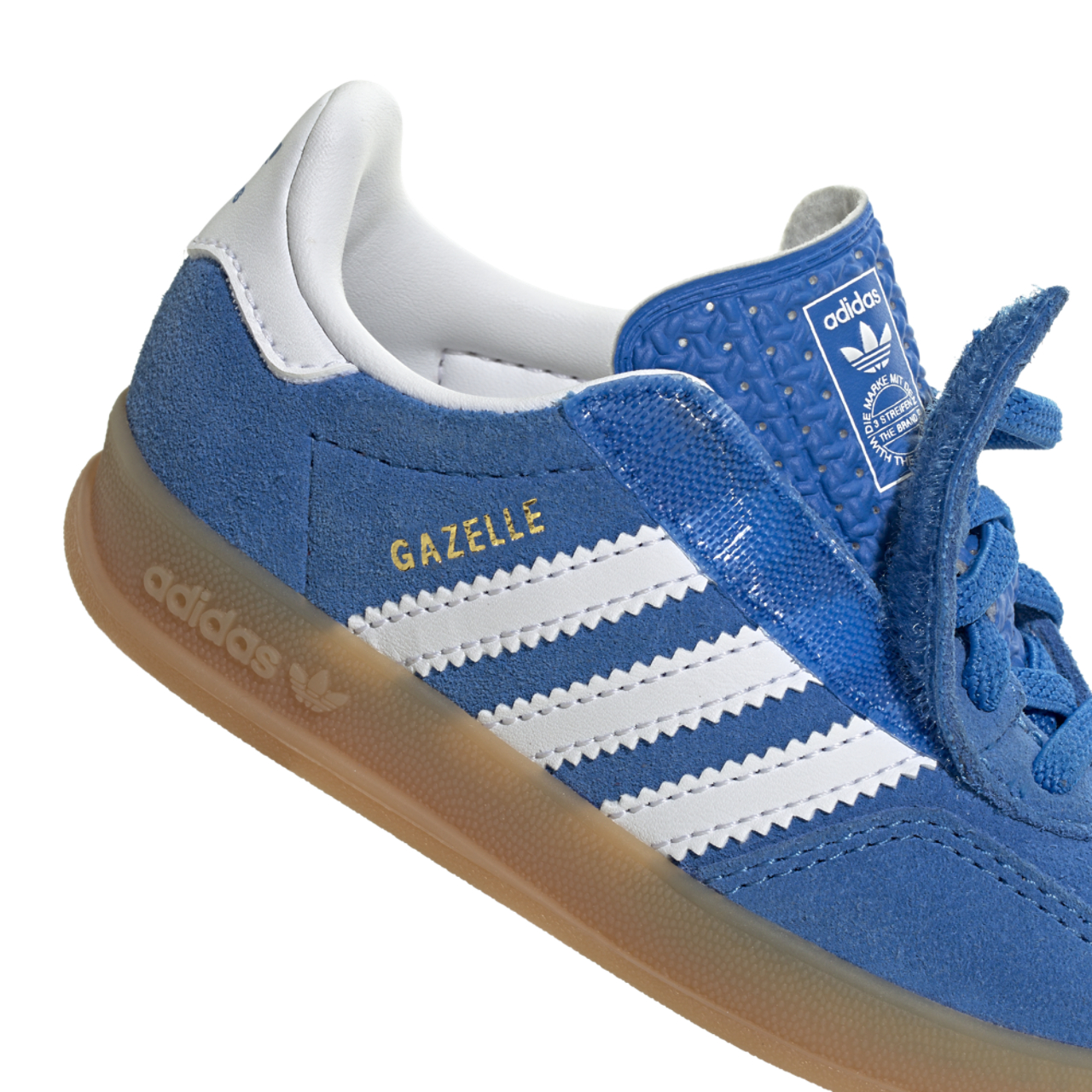 adidas Originals Gazelle Indoor Elastic Lace Image 7 of 7. Tap to open photo gallery.