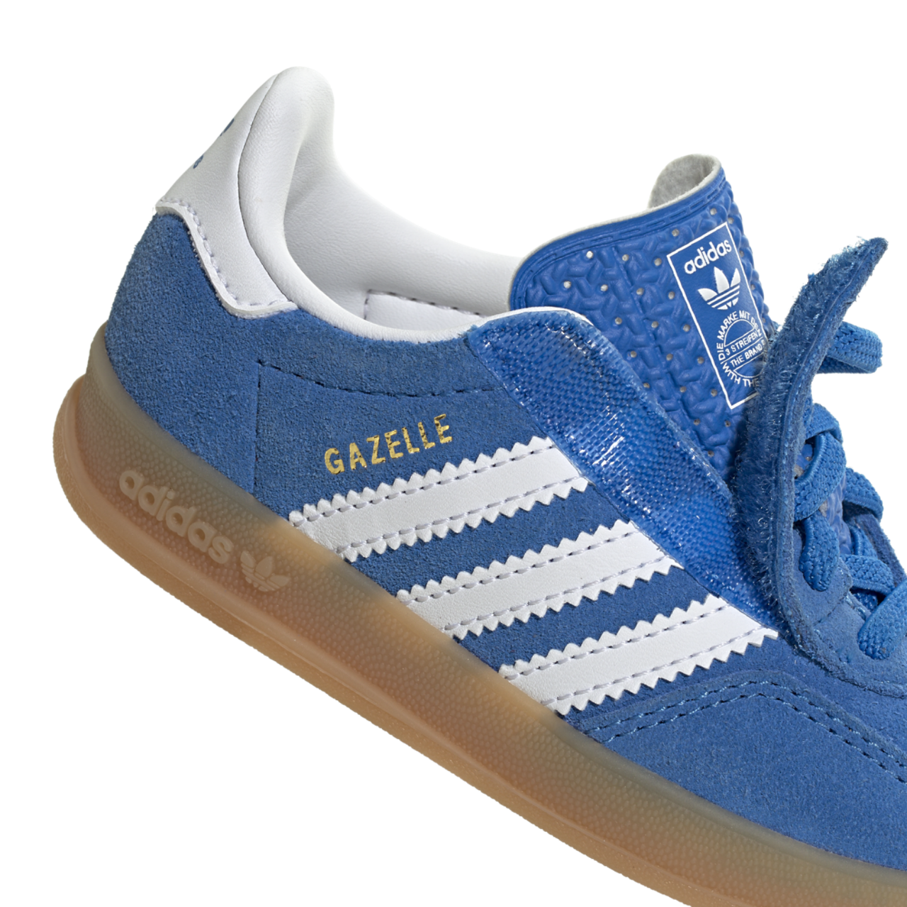 adidas Originals Gazelle Indoor Elastic Lace Image 7 of 7. Tap to open photo gallery.