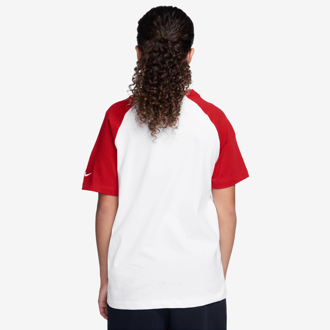 Nike NSW Tee Raglan Script Image 2 of 3. Tap to open photo gallery.