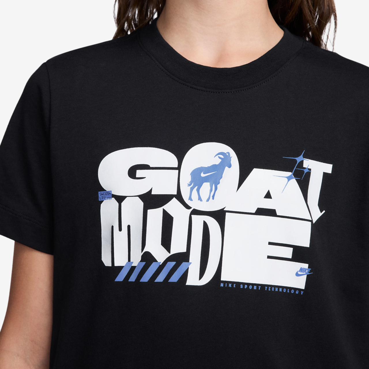 Nike NSW Goat Mode T-Shirt Image 3 of 3. Tap to open photo gallery.