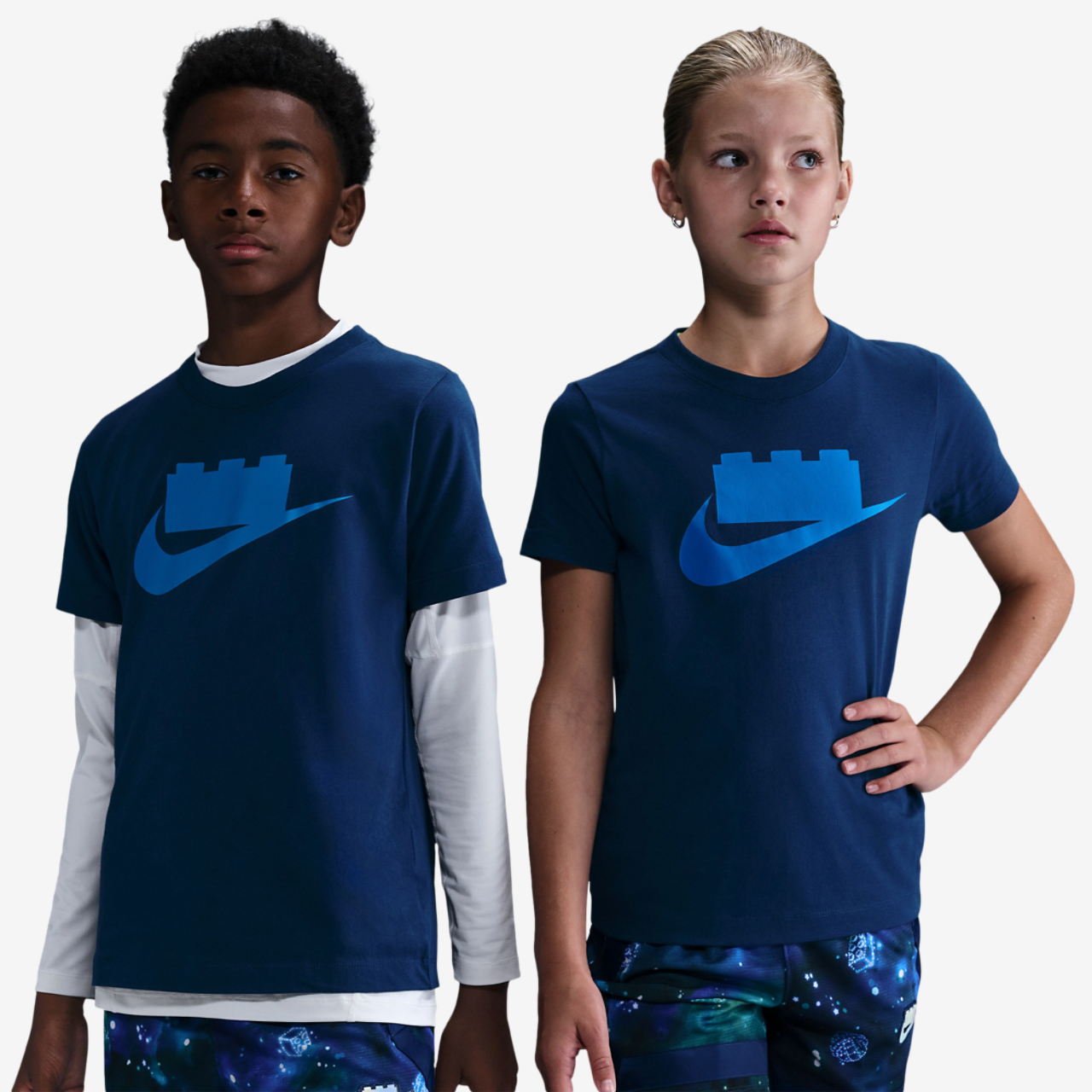 Nike Lego Color Logo T-Shirt Image 1 of 2. Tap to open photo gallery.