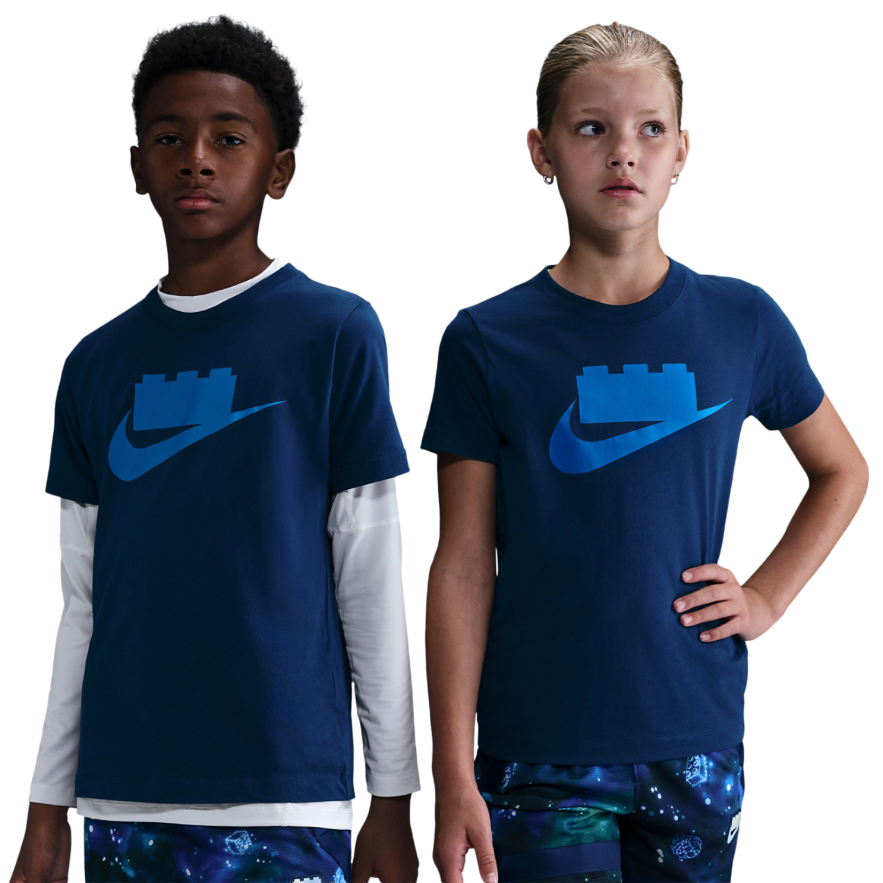 Nike Lego Color Logo T-Shirt Image 1 of 2. Tap to open photo gallery.