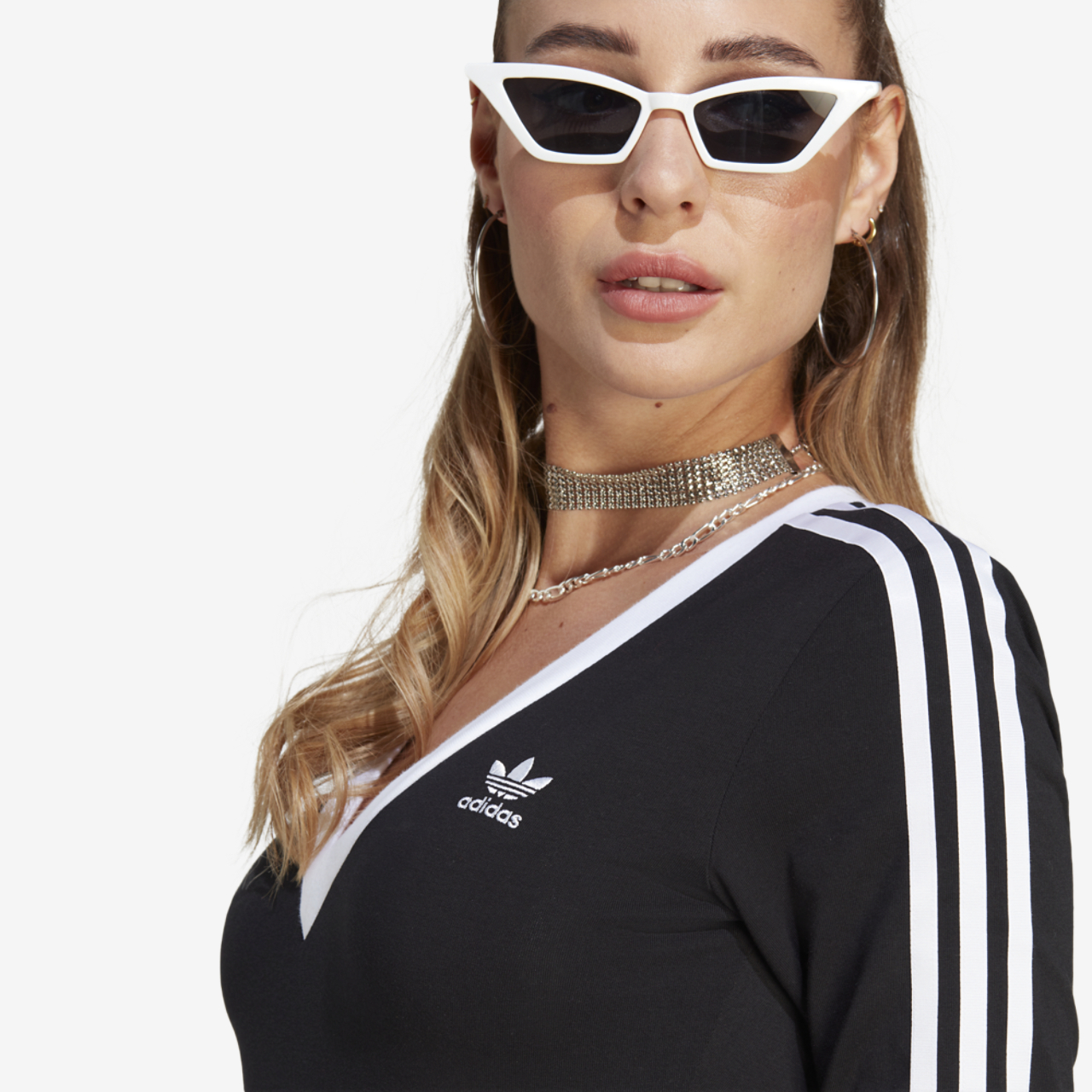 adidas Originals Maxi Dress Image 5 of 6. Tap to open photo gallery.