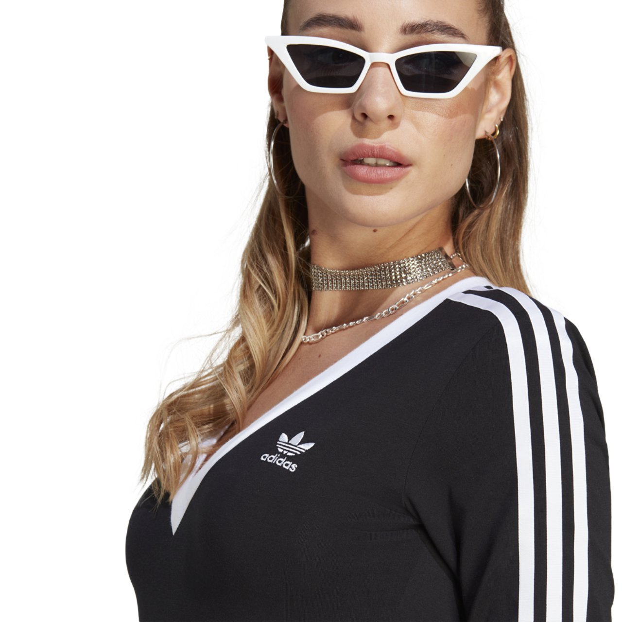 adidas Originals Maxi Dress Image 5 of 6. Tap to open photo gallery.