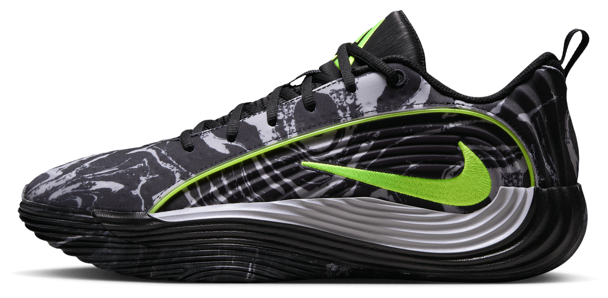 Nike Giannis Immortality 5 - Black/Volt/Light Smoke Grey - Image 2
